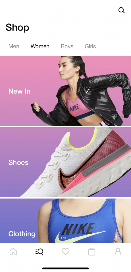 nike mobile app