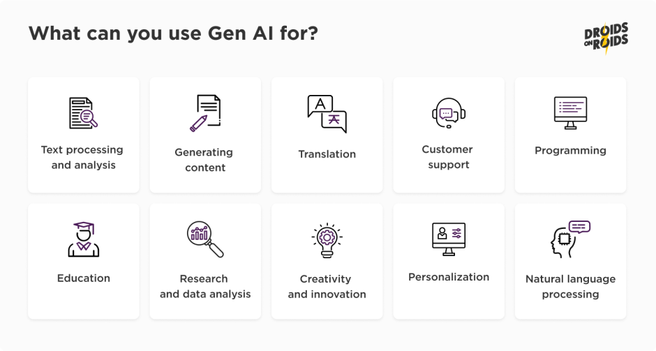 How can you use Gen AI